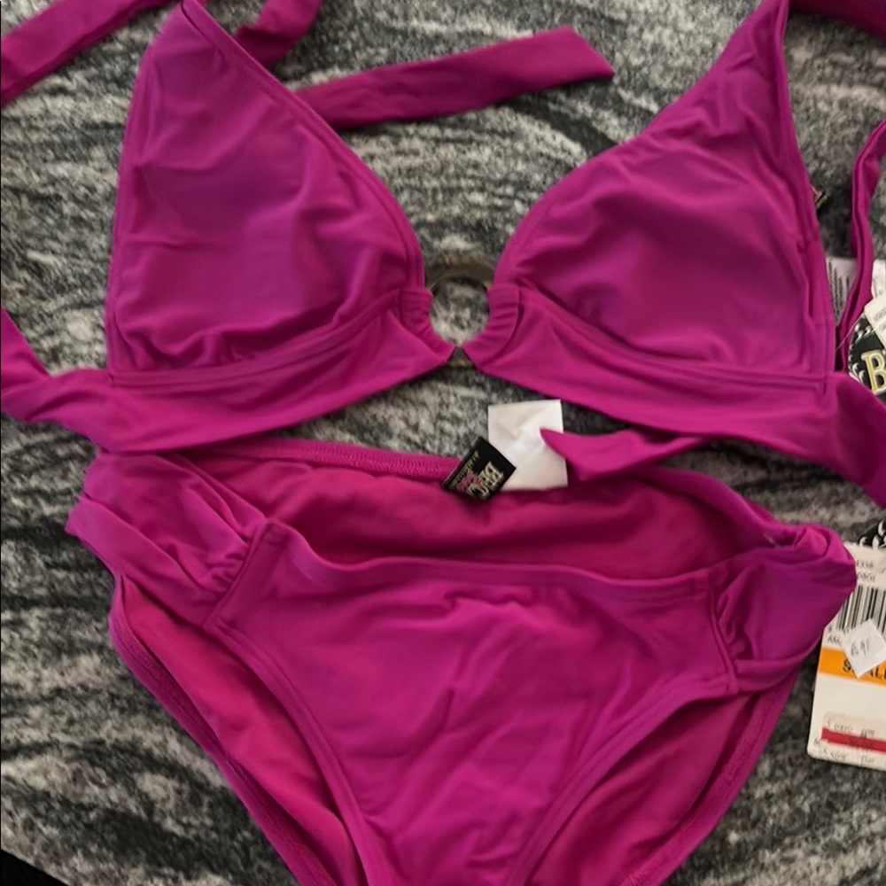 BECCA Pink Bikini Classic Swimwear